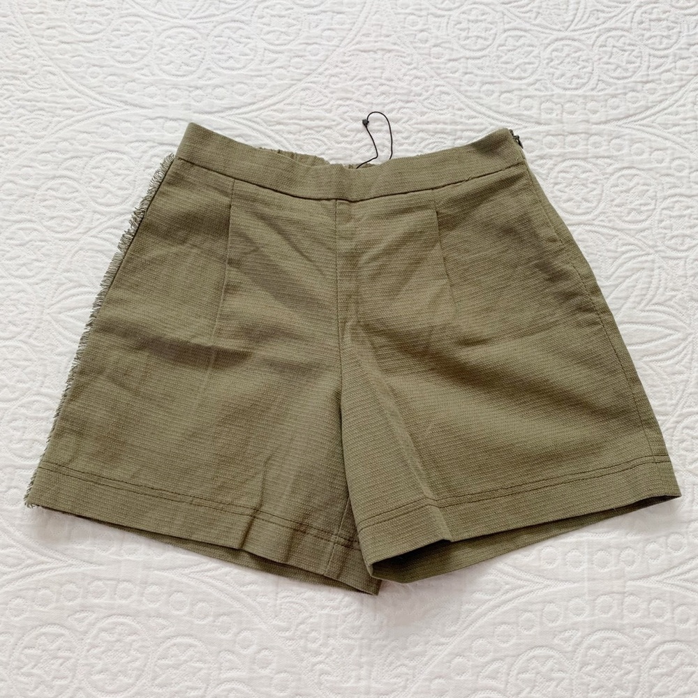 Zara‎ Girls' Linen-Blend Shorts (Sz 10)